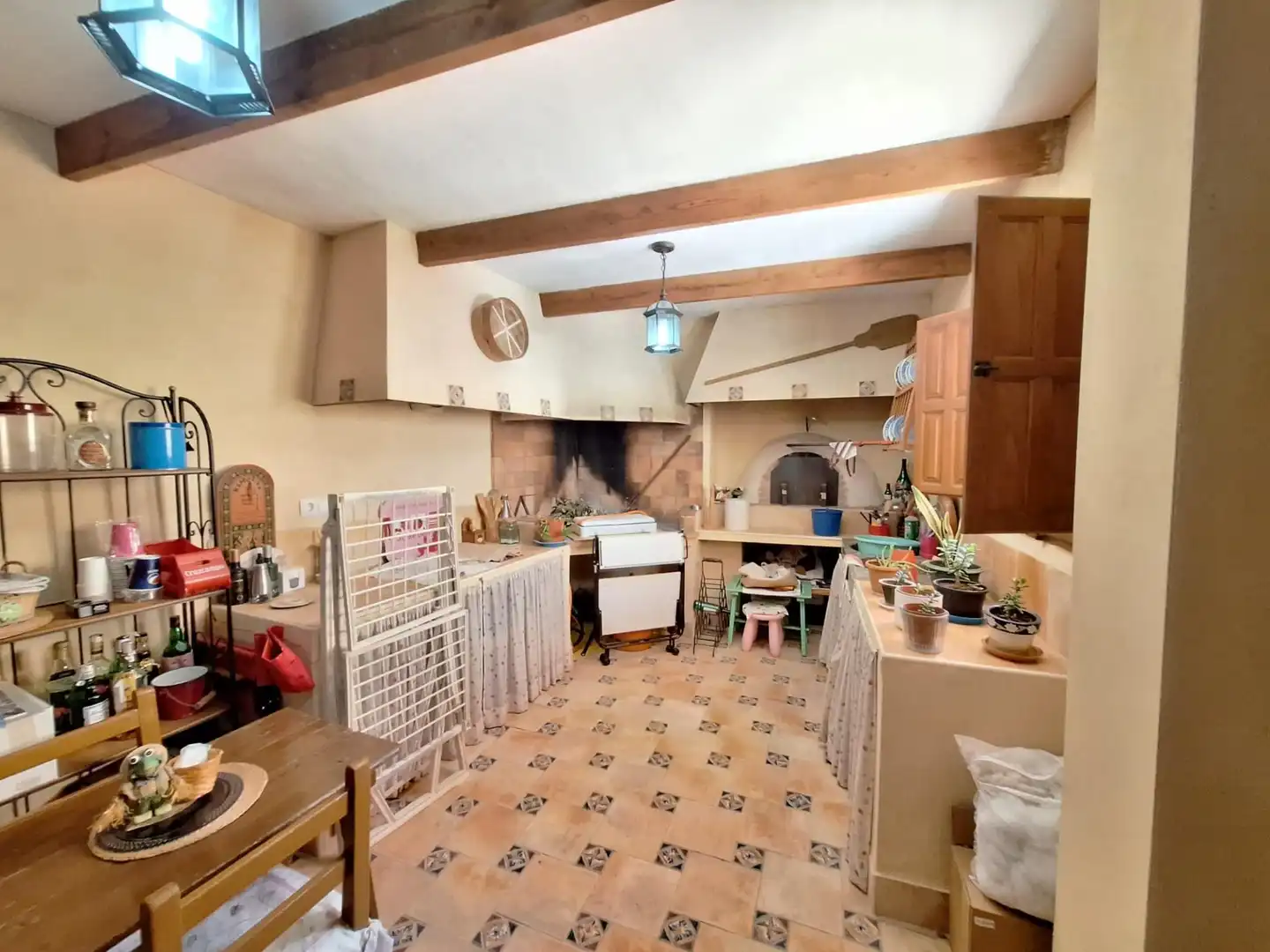 Cocina de Casa o chalet en venta en Algueña con Aire acondicionado, Calefacción y Terraza