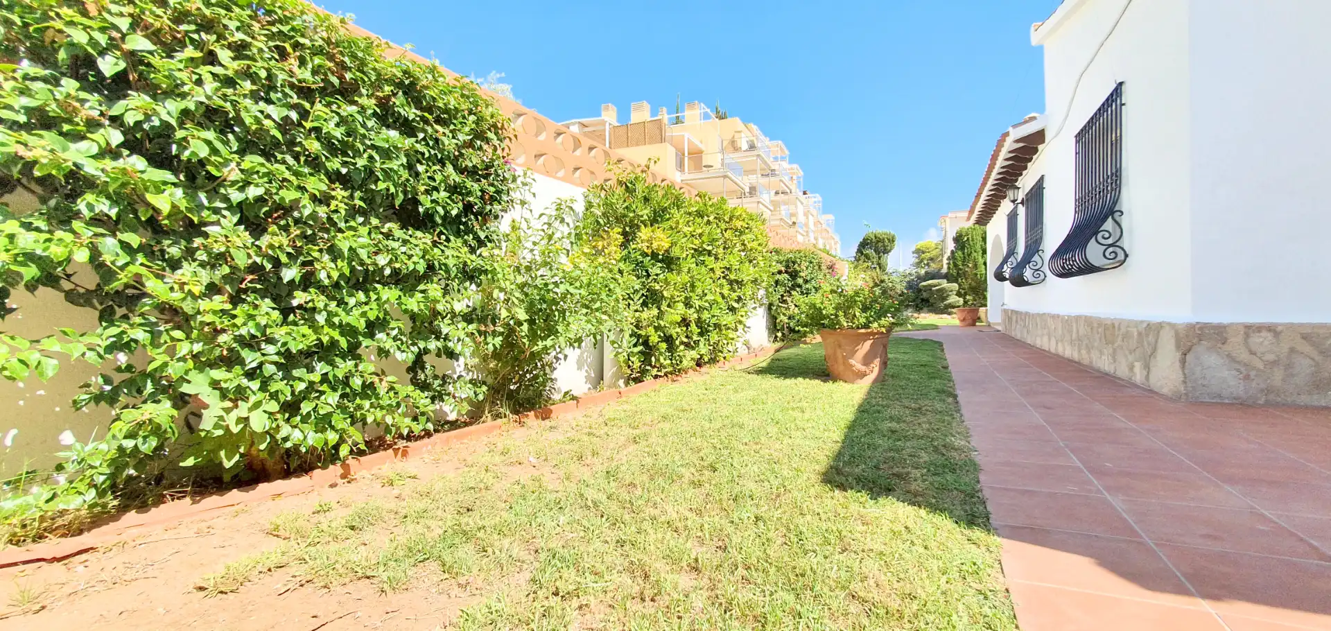 Garden of Houses for rent in Dénia  with Air Conditioner, Heating and Private garden