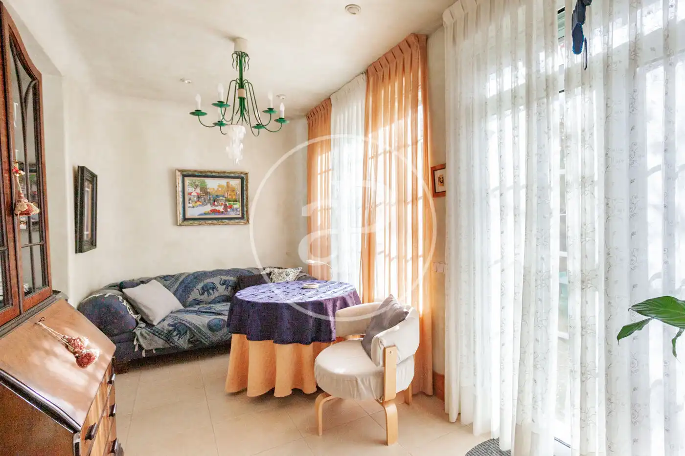Living room of Detached homes for sale in Madrid  with Heating, Private garden and Terrace