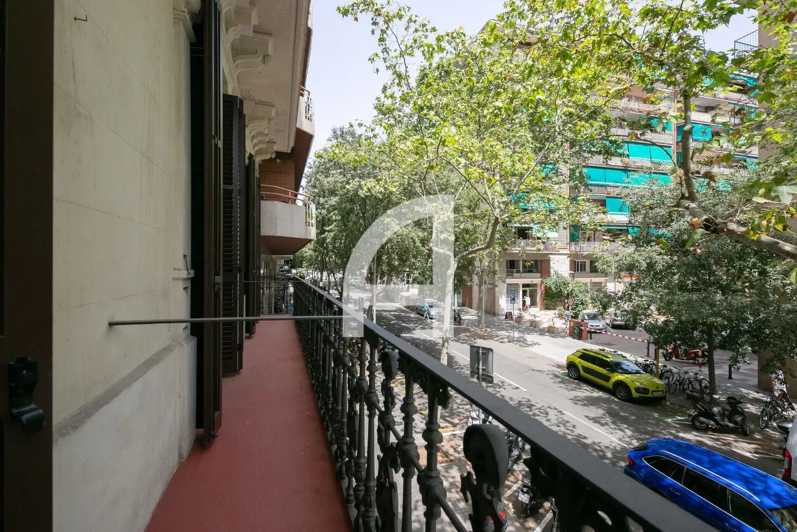 Balcony of Flat for rent in Barcelona  with Air Conditioner, Heating and Parquet flooring