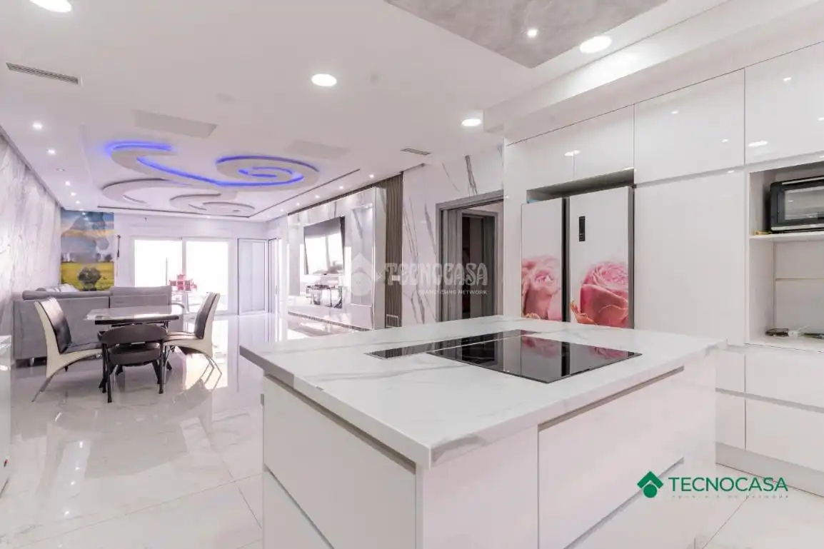 Cocina de Casa adosada en venta en Vícar con Aire acondicionado, Trastero y Piscina