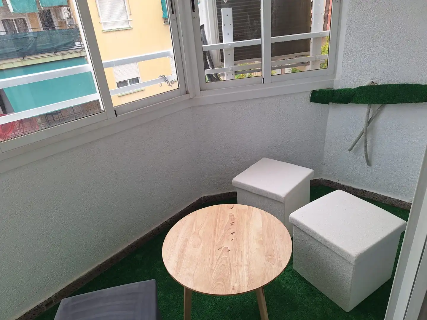 Terraza de Piso de alquiler en San Vicente del Raspeig / Sant Vicent del Raspeig con Aire acondicionado, Amueblado y Horno