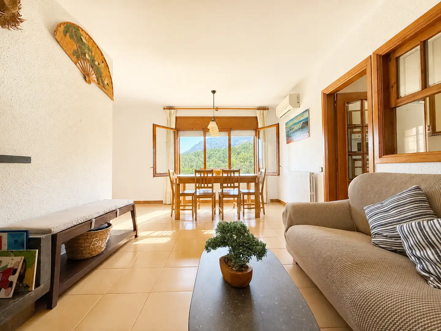 Sala de estar de Piso en venta en Tavèrnoles con Calefacción