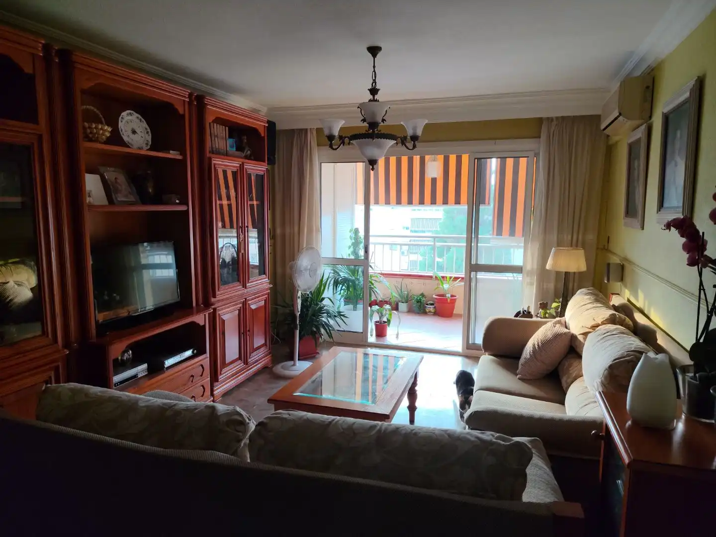 Sala de estar de Piso en venta en Málaga Capital con Aire acondicionado, Terraza y Balcón