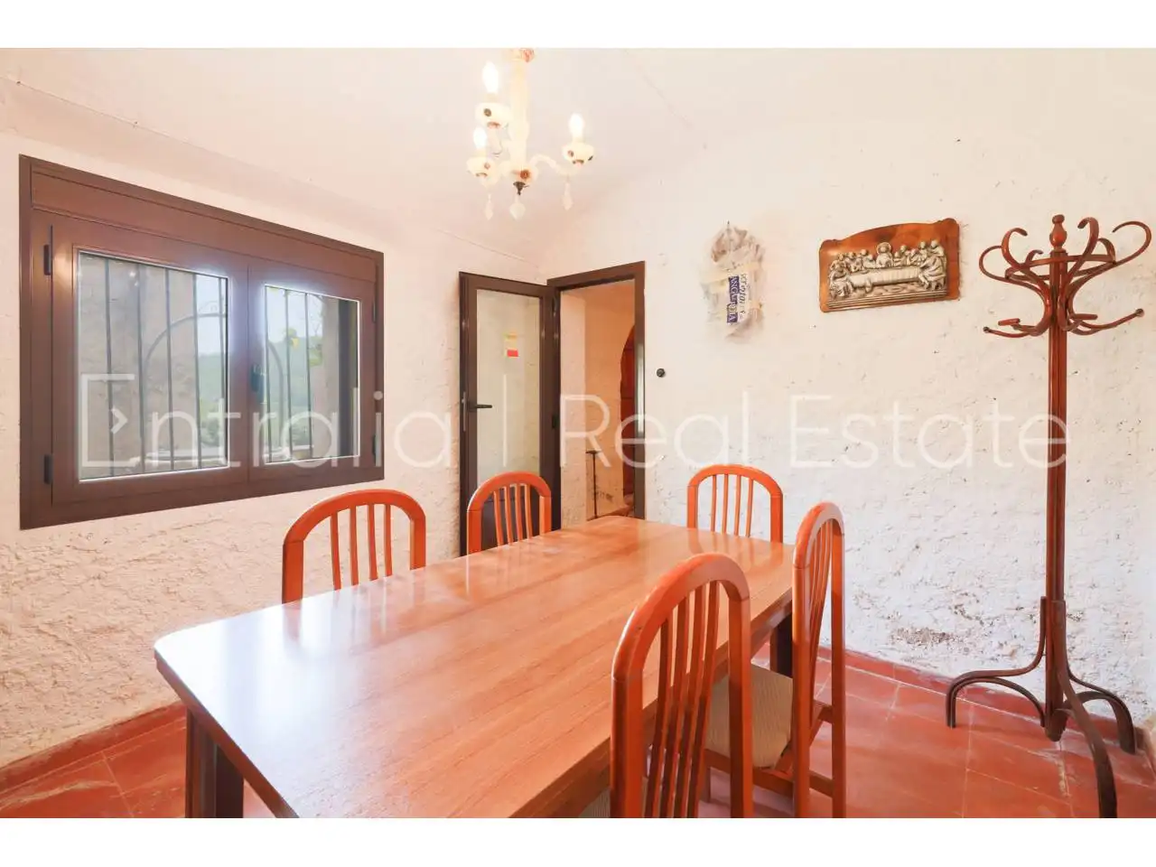 Comedor de Finca rústica en venta en Celrà con Jardín privado