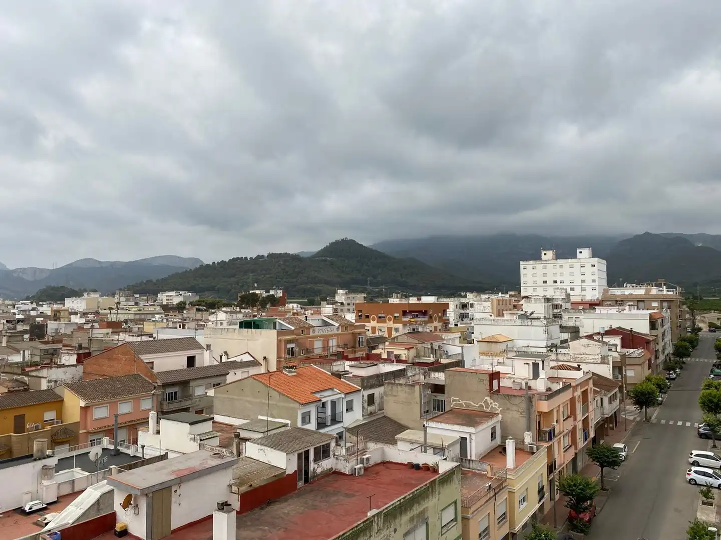 Vista exterior de Piso en venta en Xeraco con Horno y Balcón