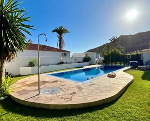 Schwimmbecken von Haus oder Chalet miete in Mogán mit Klimaanlage und Terrasse