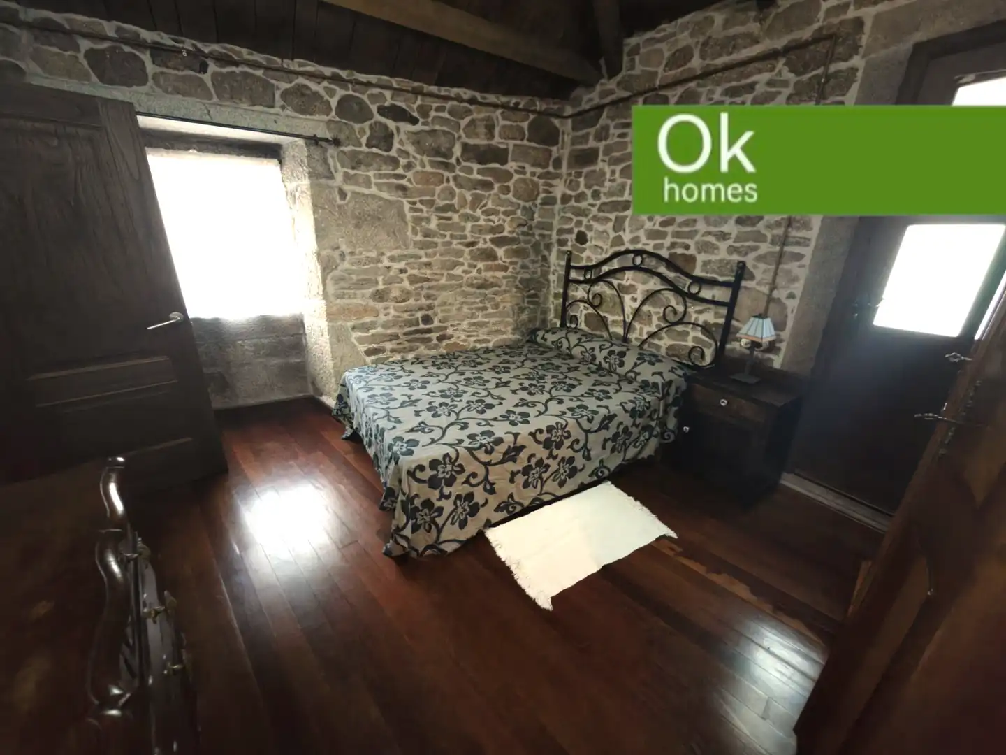 Schlafzimmer von Country house zum Verkauf in Guitiriz mit Heizung, Parkett und Abstellraum