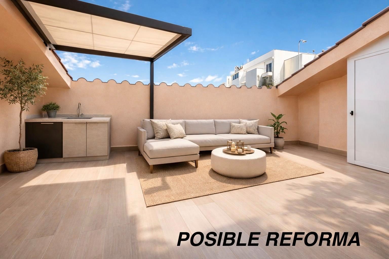 Terraza de Piso en venta en Santa Coloma de Gramenet con Terraza y Balcón