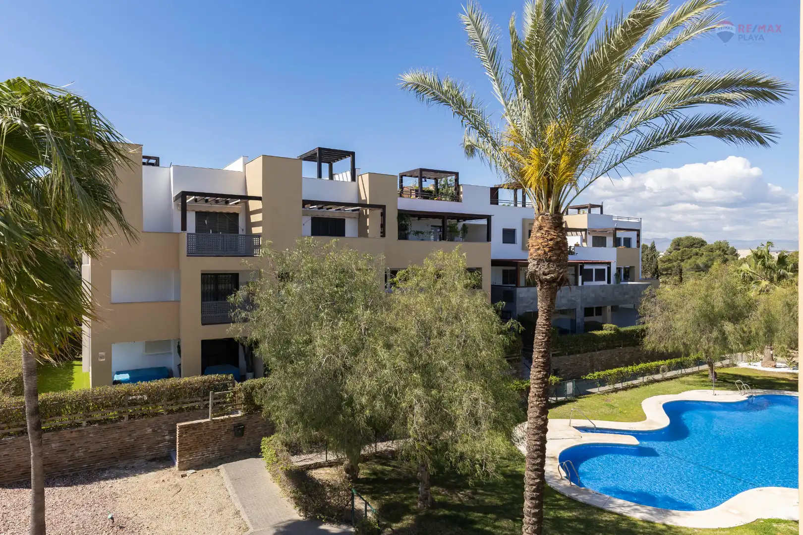 Exterior view of Apartments for sale in Vera  with Air Conditioner, Private garden and Terrace