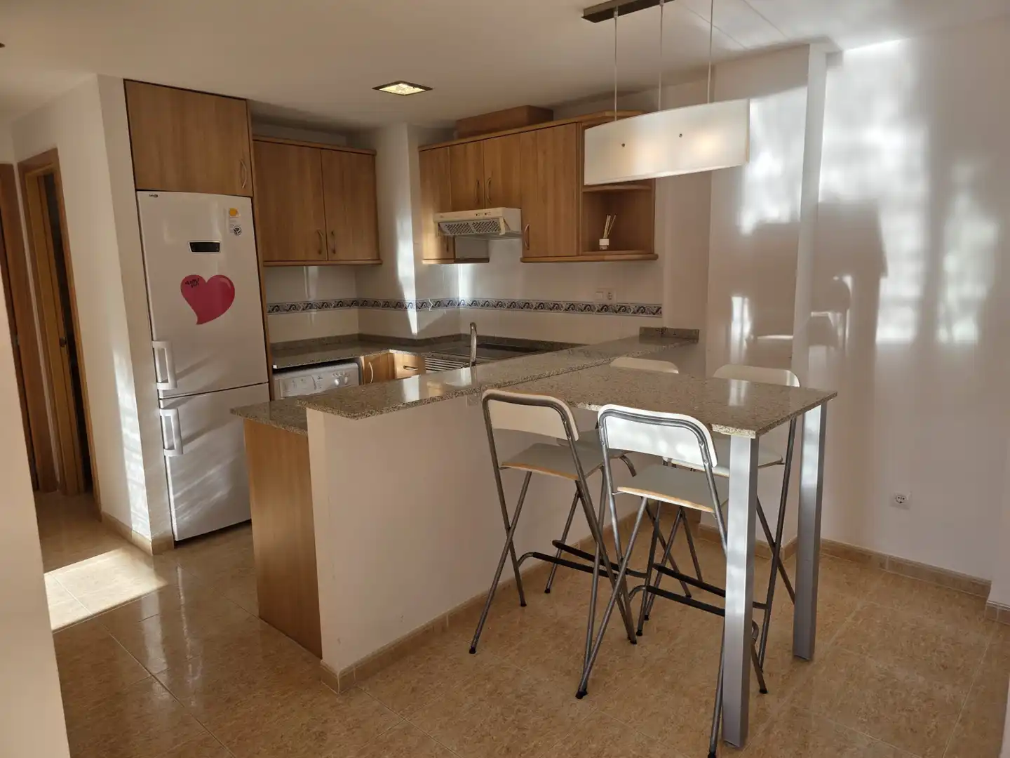Kitchen of Flat for rent in Canet d'En Berenguer  with Air Conditioner, Furnished and Oven