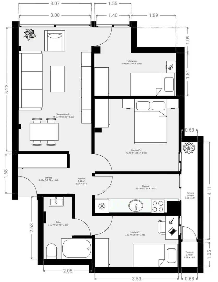 Piso en venta en Madrid con Aire acondicionado y Calefacción