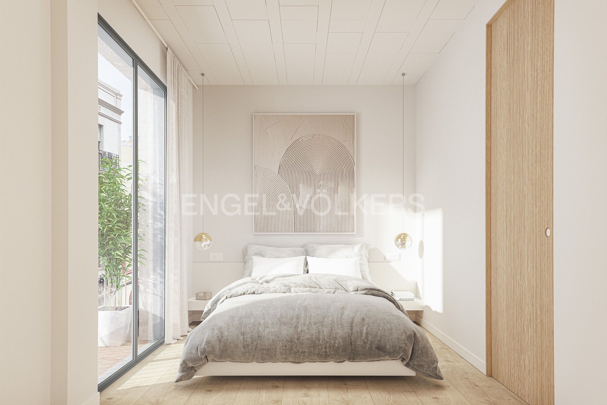 Dormitori de Apartament en venda en  Barcelona Capital amb Aire condicionat, Calefacció i Terrassa