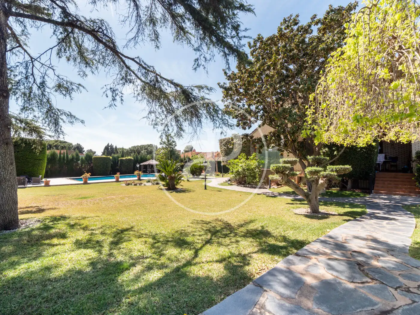 Jardín de Casa o chalet en venta en Godella con Aire acondicionado, Calefacción y Jardín privado