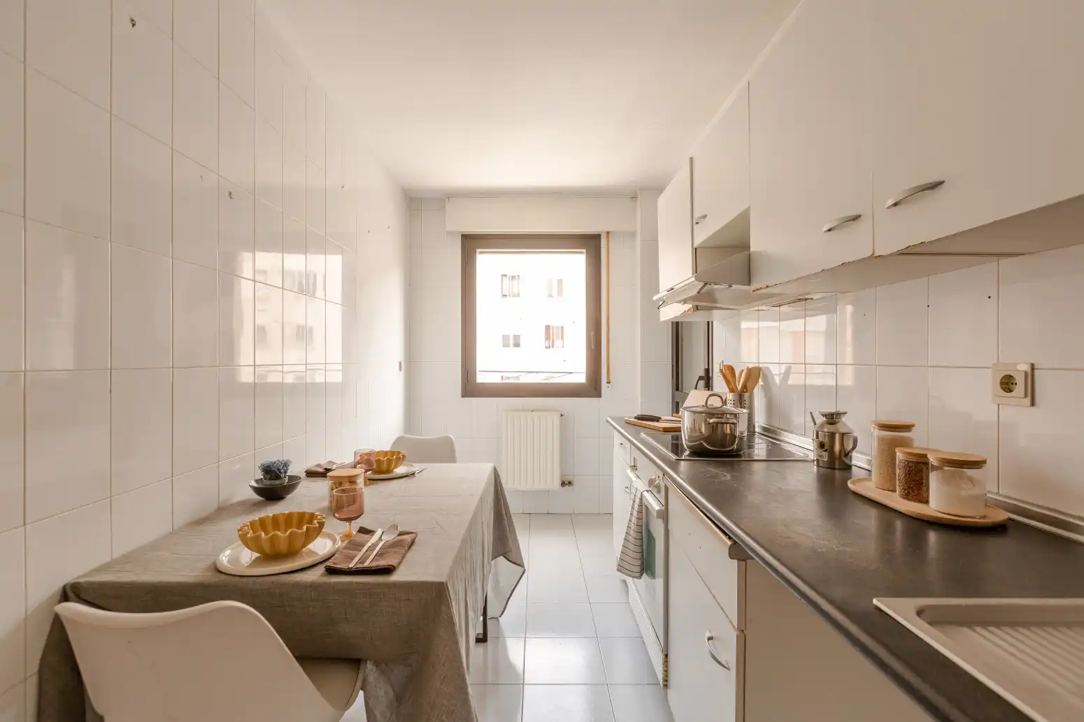 Cocina de Piso en venta en  Pamplona / Iruña con Calefacción, Parquet y Trastero