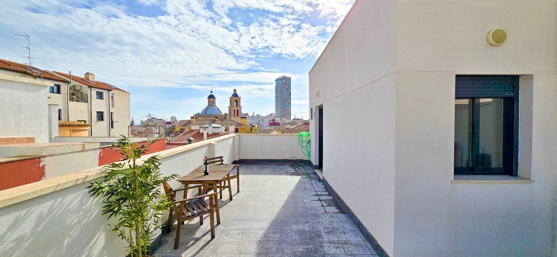 Terraza de Dúplex de alquiler en Alicante / Alacant con Aire acondicionado, Calefacción y Terraza