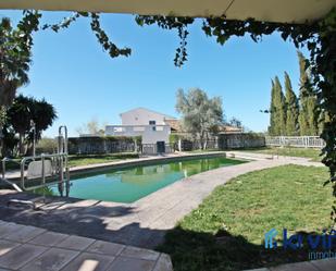 Jardí de Finca rústica en venda en Martín de la Jara amb Aire condicionat, Piscina i Balcó