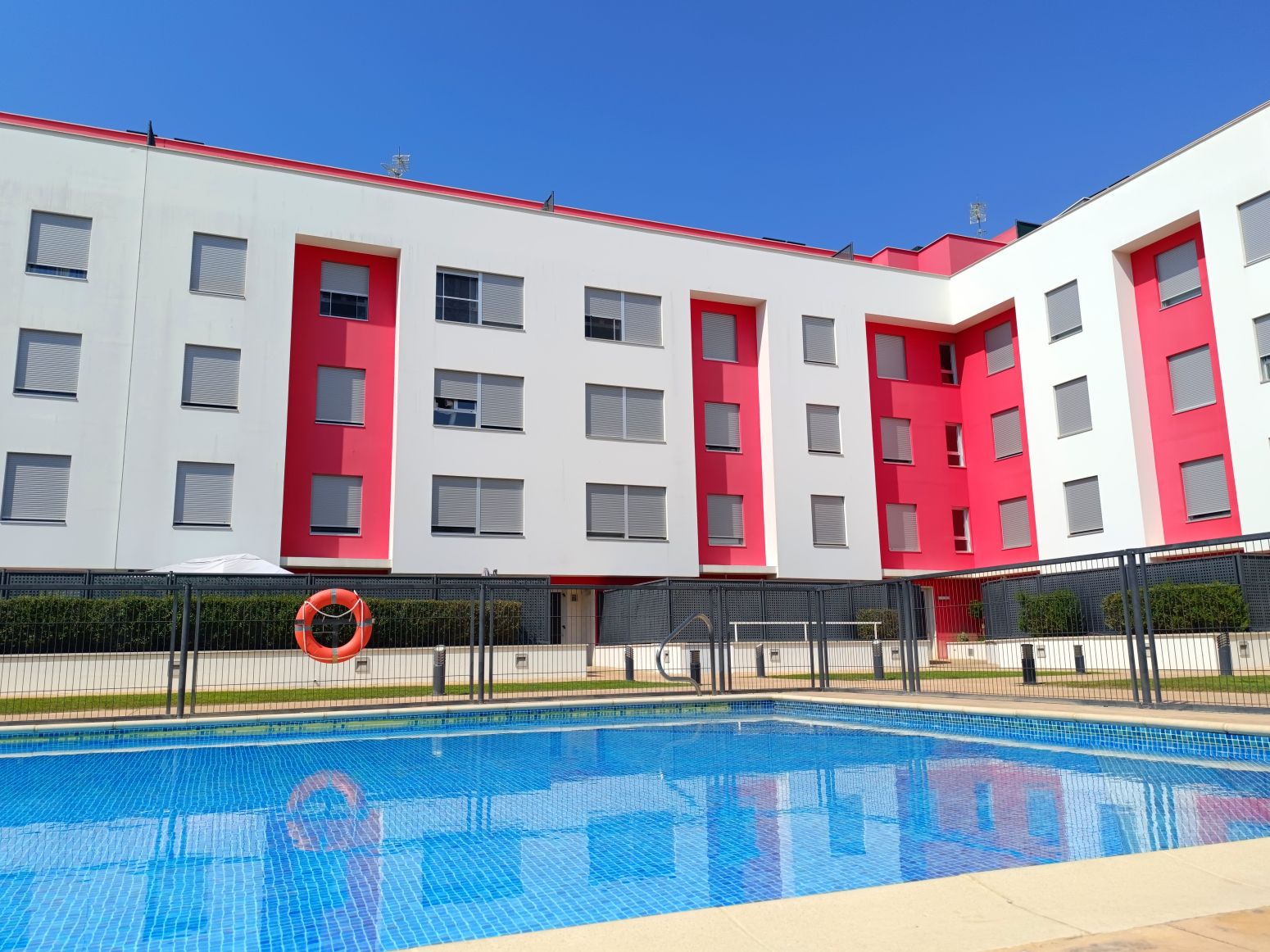 Swimming pool of Flat for sale in Lardero  with Heating, Private garden and Parquet flooring
