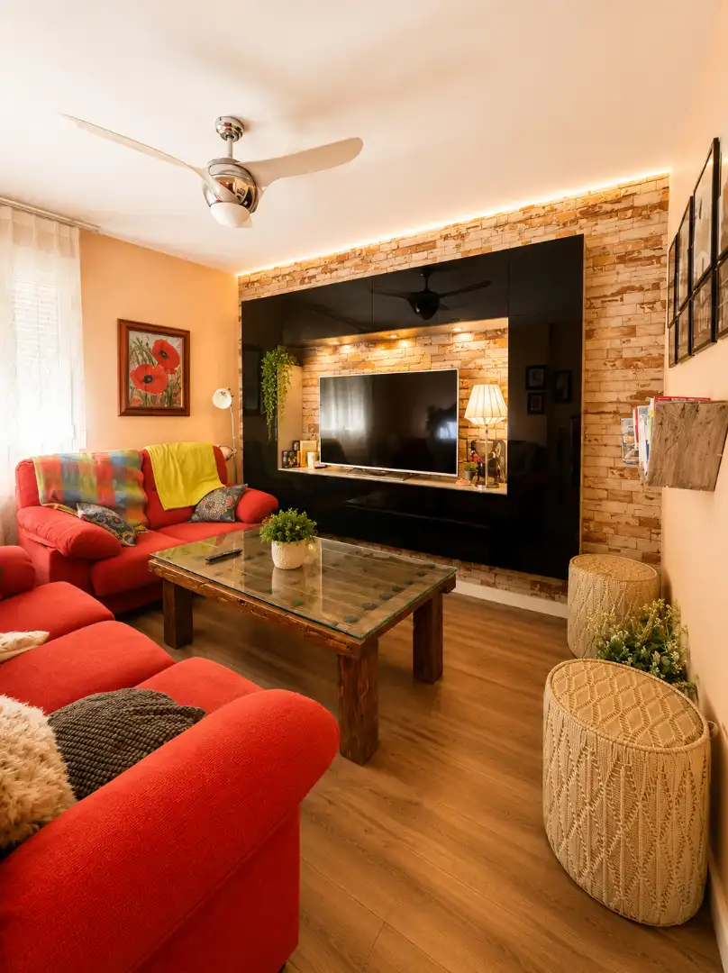 Sala de estar de Casa o chalet en venta en Tomelloso con Aire acondicionado, Calefacción y Parquet
