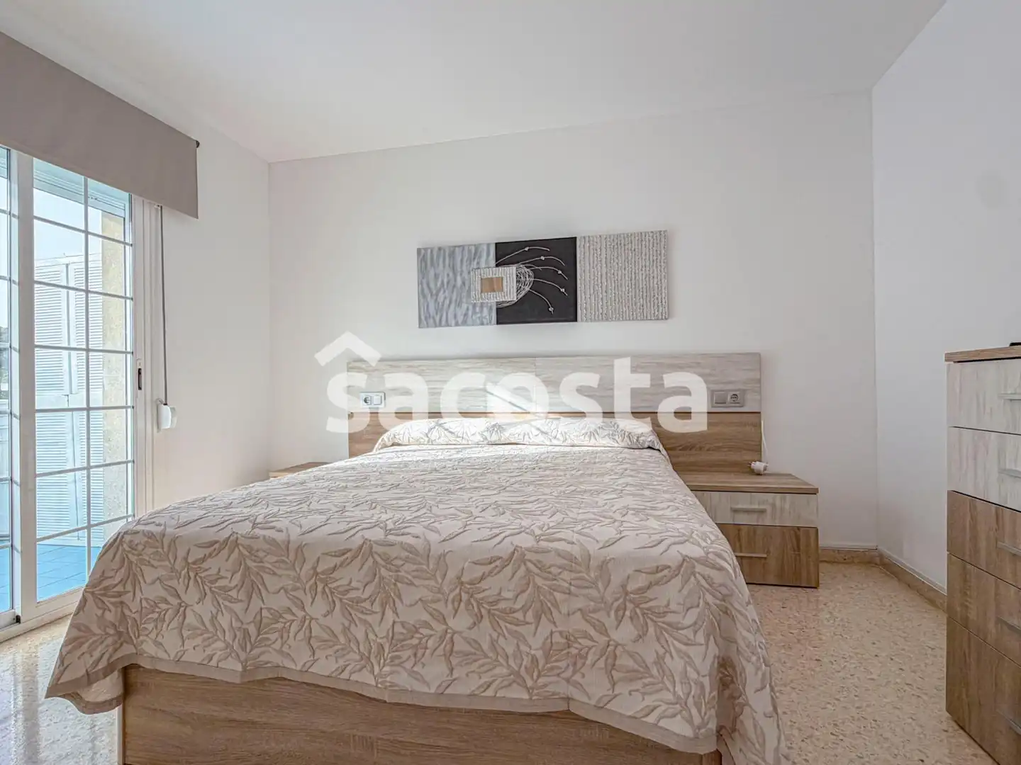 Schlafzimmer von Wohnung zum Verkauf in Blanes mit Klimaanlage, Heizung und Terrasse