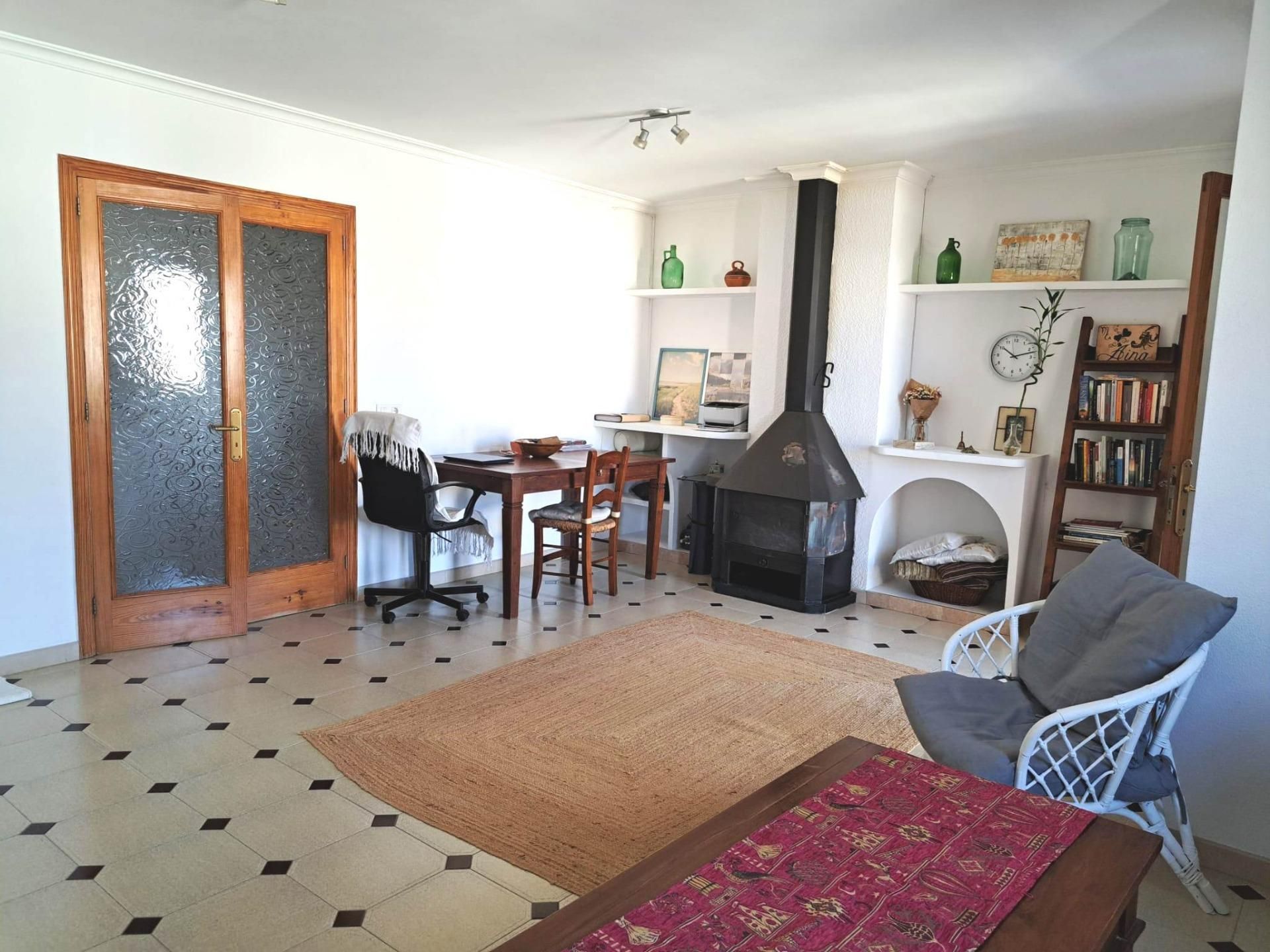 Sala d'estar de Pis de lloguer en Santa Margalida amb Aire condicionat, Terrassa i Traster