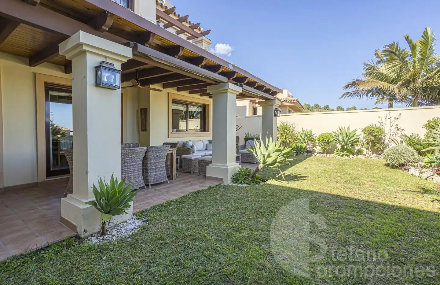 Terraza de Casa adosada en venta en Málaga con Aire acondicionado, Jardín privado y Parquet