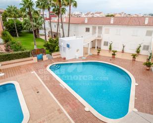 Swimming pool of Flat for sale in Es Castell  with Terrace and Swimming Pool