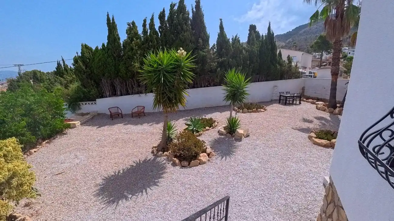 Terrasse von Haus oder Chalet zur Miete in L'Alfàs del Pi mit Klimaanlage, Privatgarten und Abstellraum