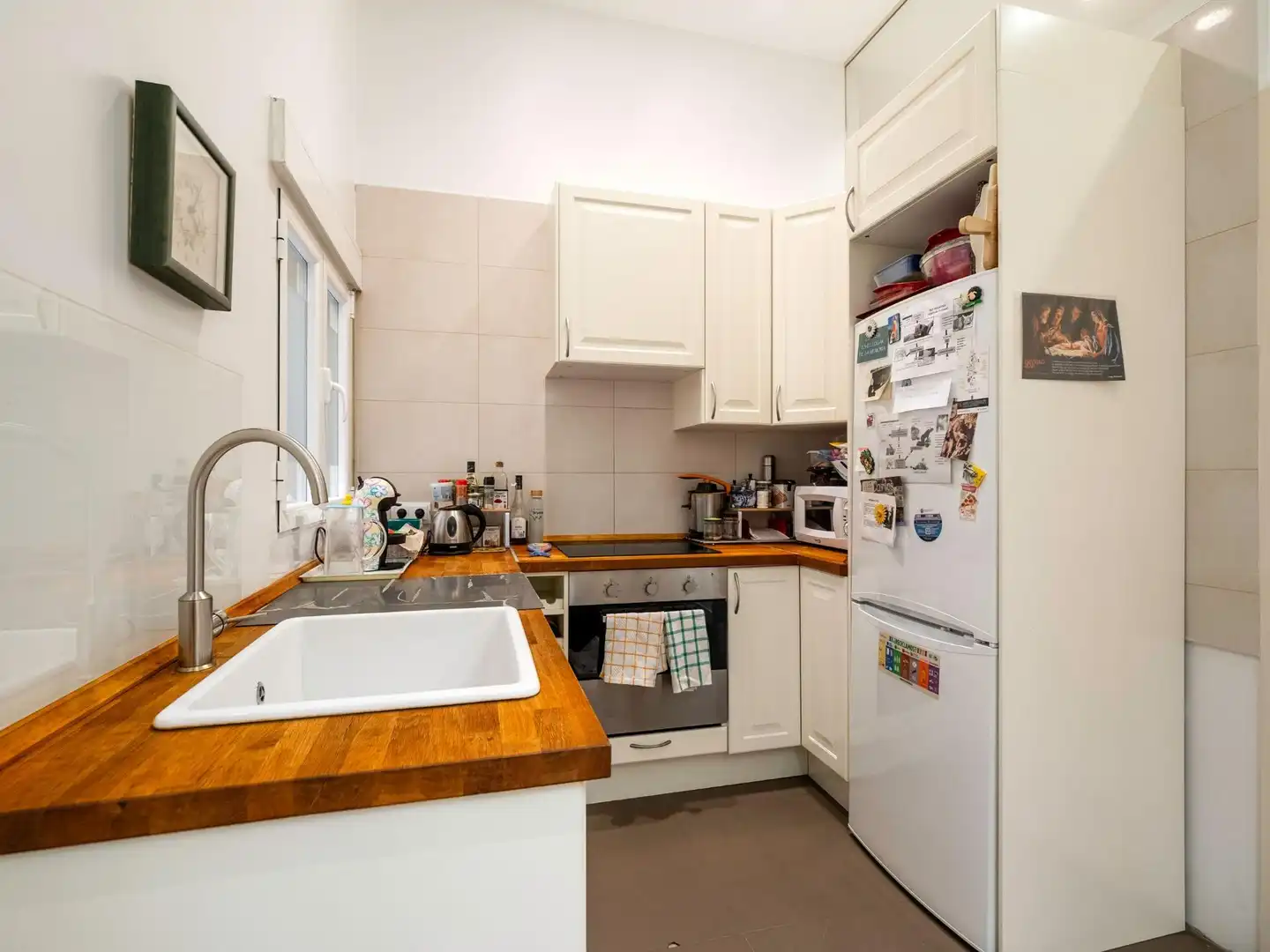 Kitchen of Flat for sale in Madrid  with Air Conditioner, Heating and Storage room