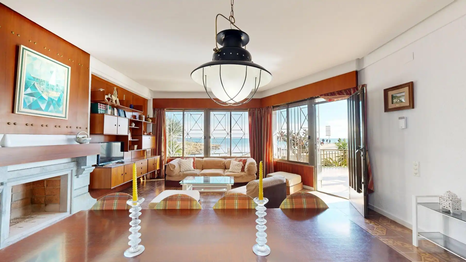 Living room of Houses for rent in Torrevieja  with Air Conditioner, Private garden and Terrace