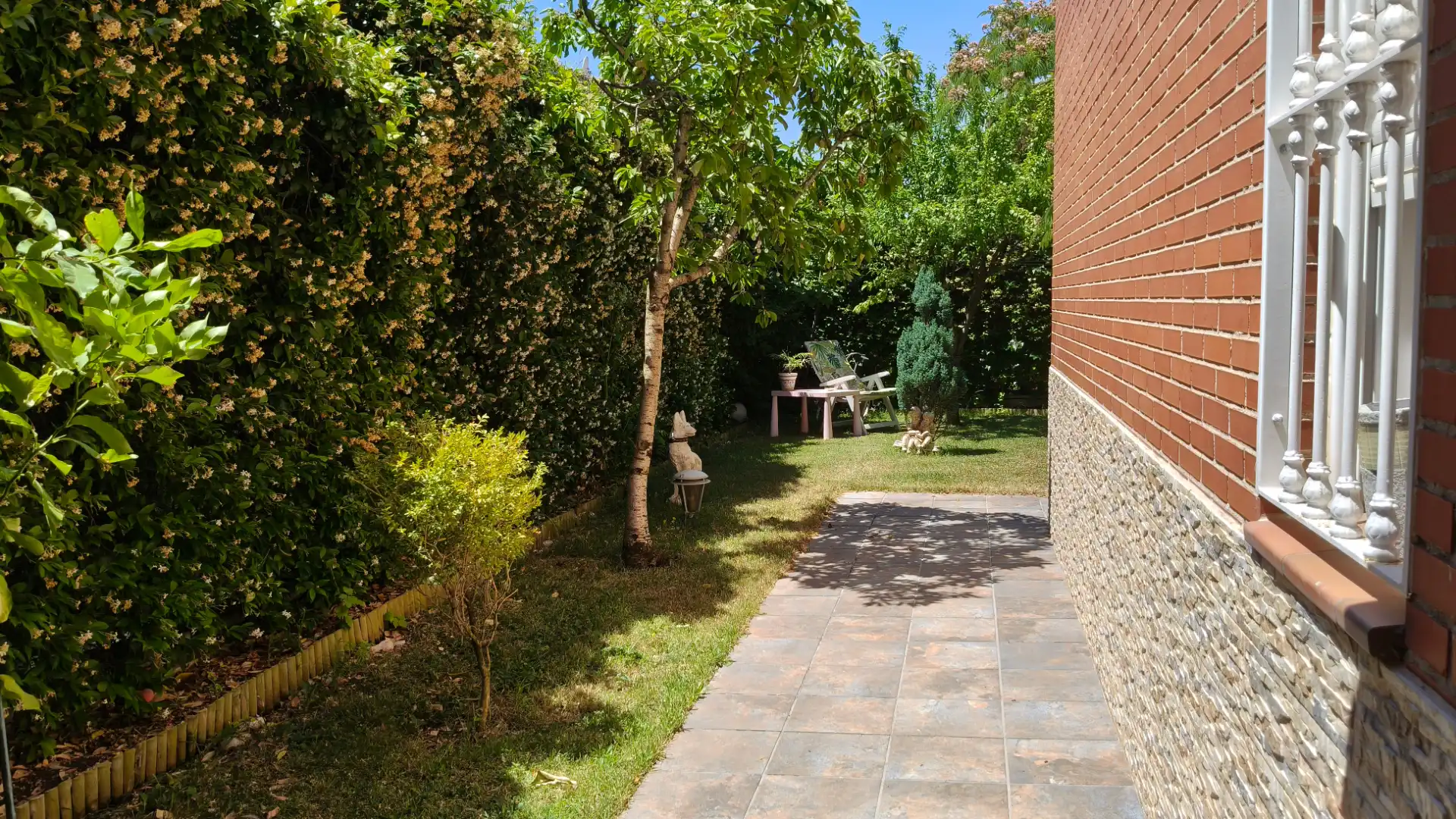 Jardín de Casa adosada en venta en Rivas-Vaciamadrid con Aire acondicionado, Calefacción y Jardín privado