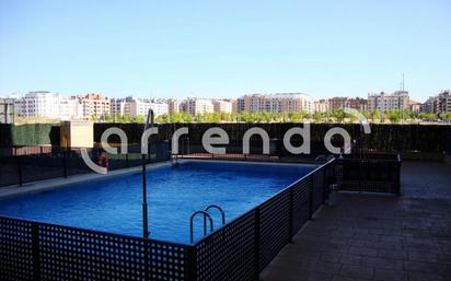 Swimming pool of Flat for sale in  Madrid Capital  with Air Conditioner