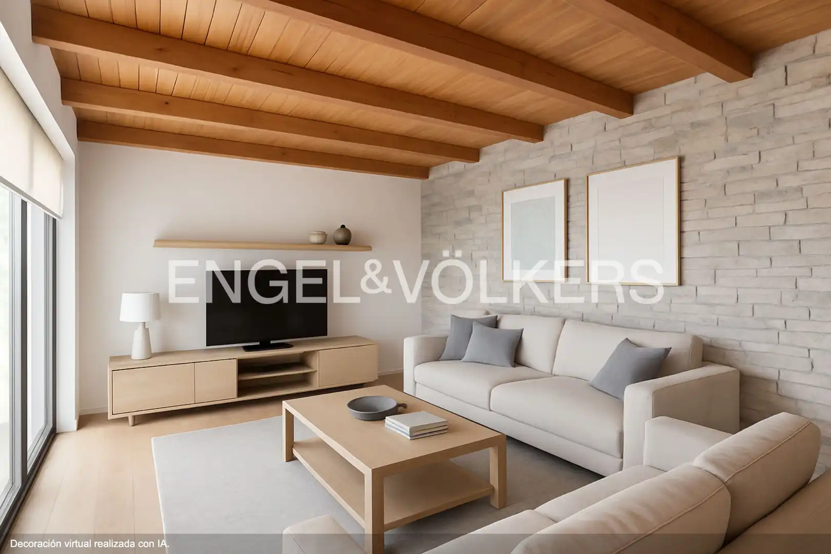 Sala de estar de Dúplex en venta en Castelldefels con Aire acondicionado, Calefacción y Parquet