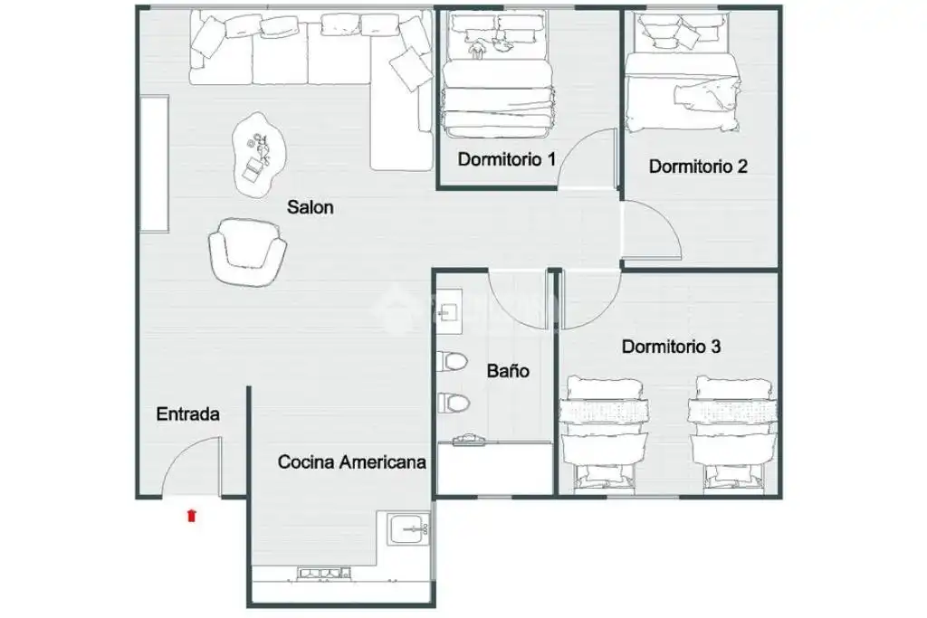 Piso en venta en Madrid con Calefacción