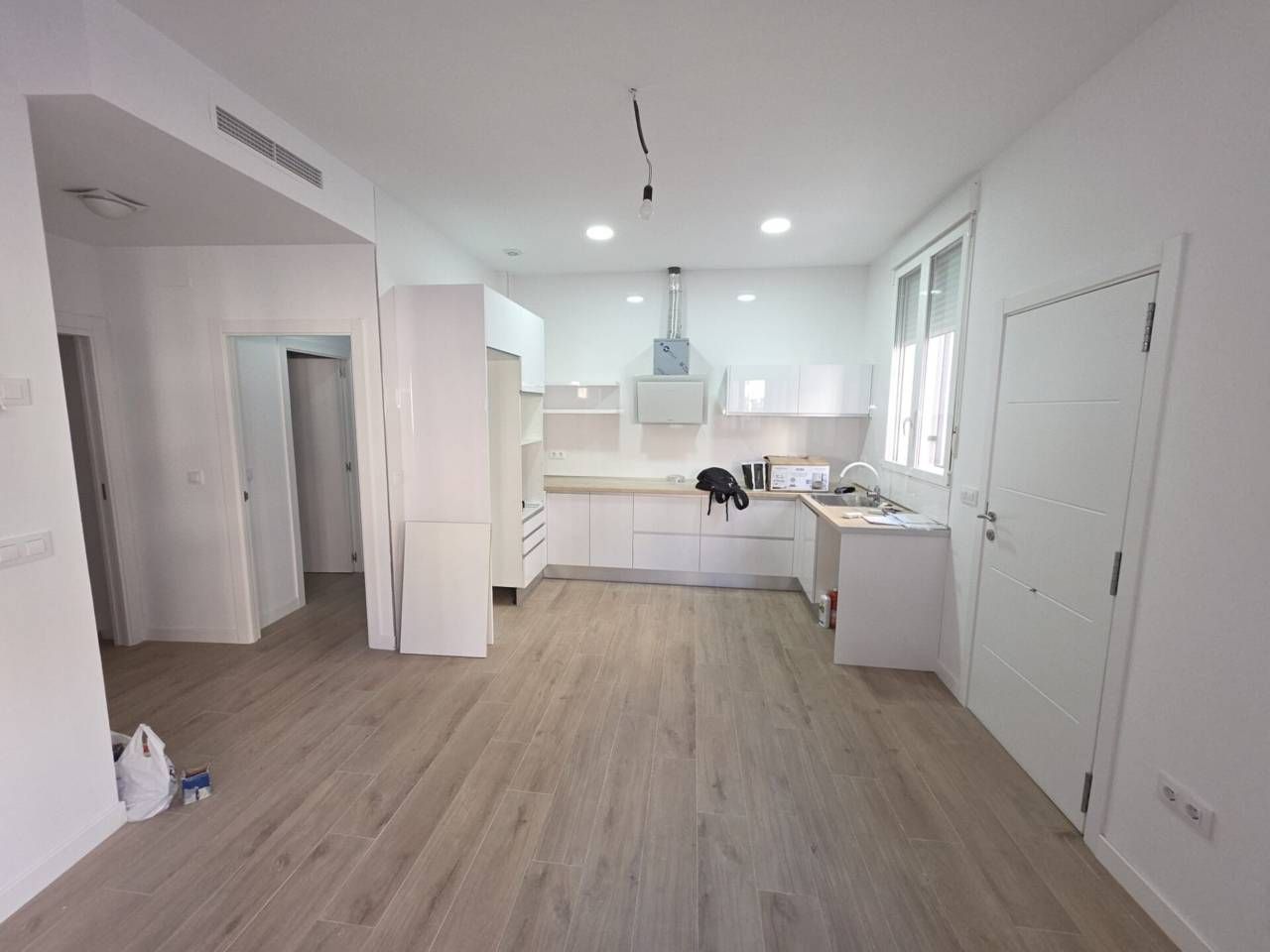 Kitchen of Apartment for sale in  Albacete Capital  with Air Conditioner and Heating