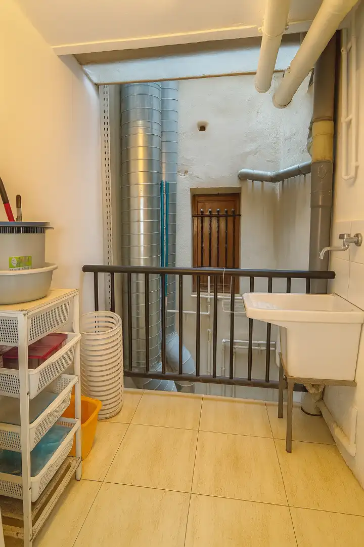 Terrasse von Wohnung zum Verkauf in Barcelona mit Heizung, Parkett und Möbliert