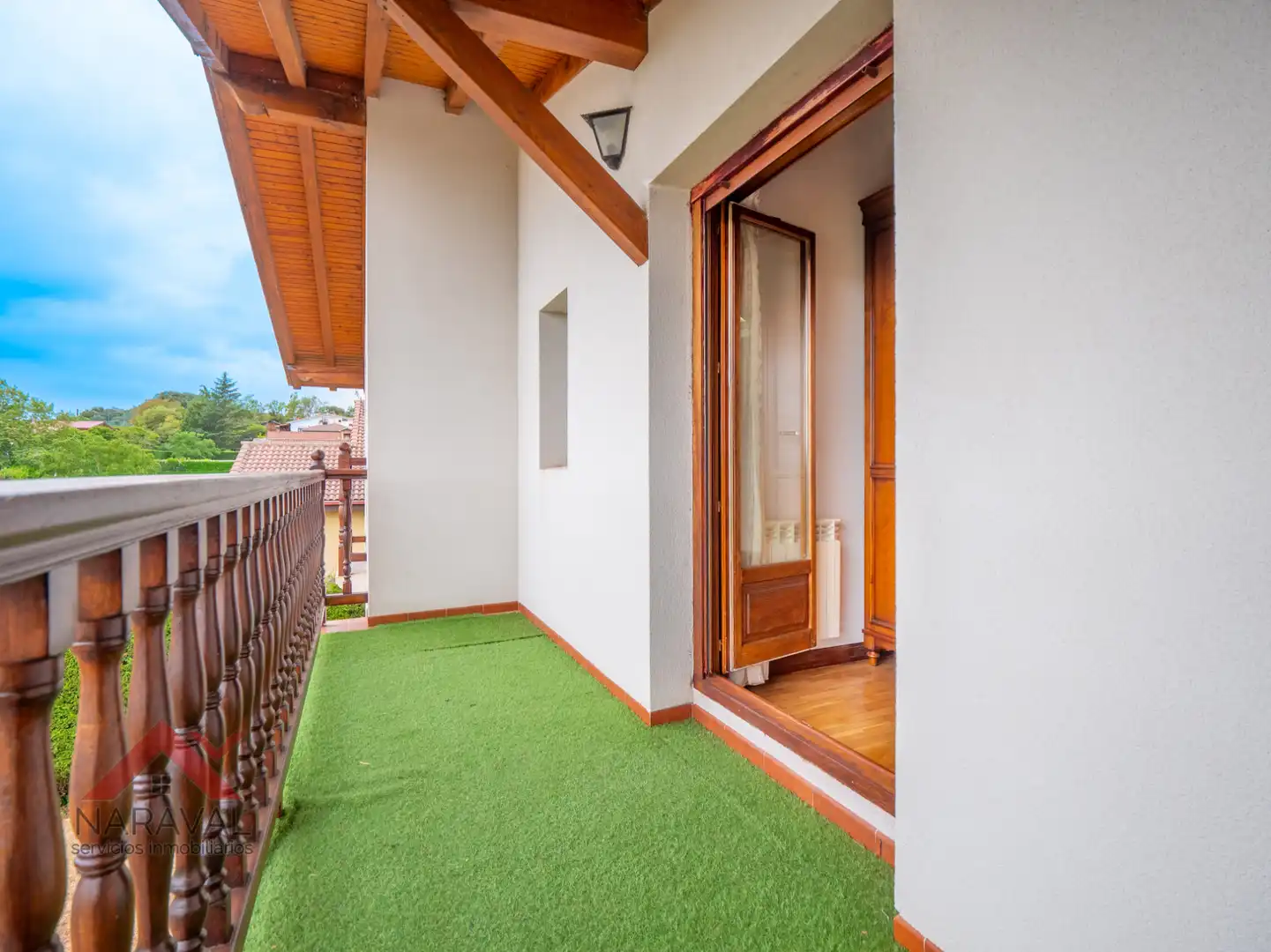 Terrassa de Casa o xalet en venda en Zigoitia amb Calefacció, Jardí privat i Parquet