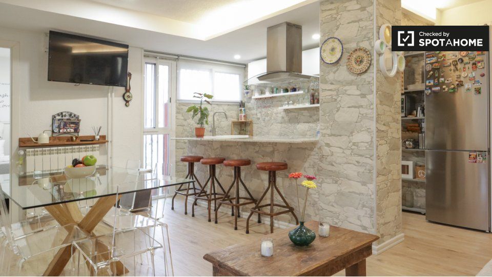 Kitchen of Flat to rent in Coslada  with Air Conditioner, Heating and Furnished