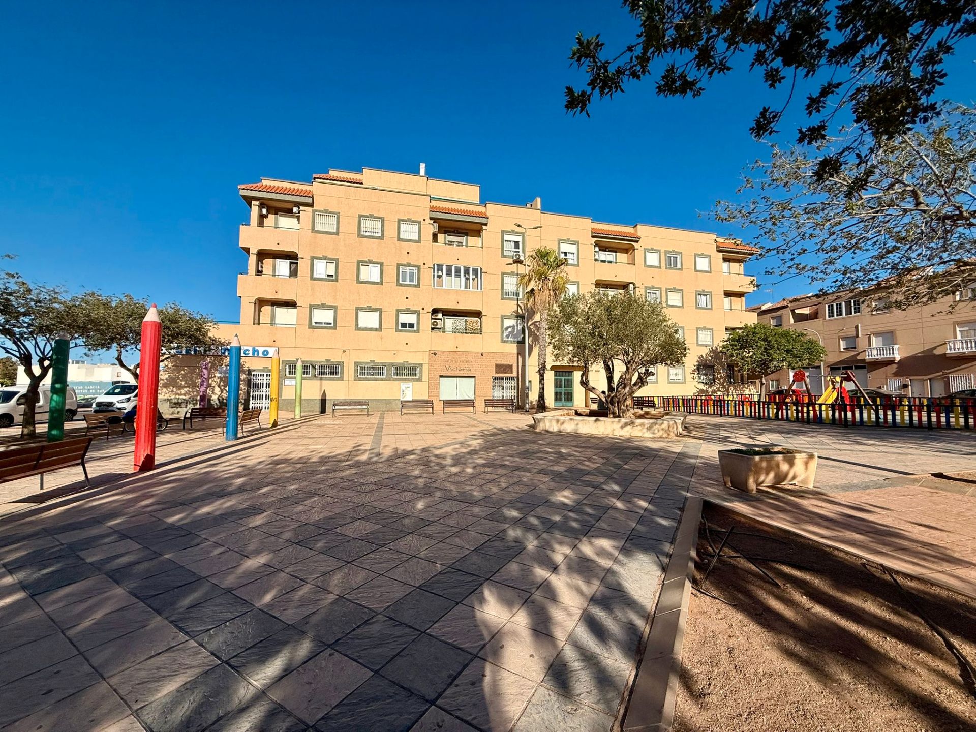 Exterior view of Flat for sale in Roquetas de Mar  with Furnished and Balcony