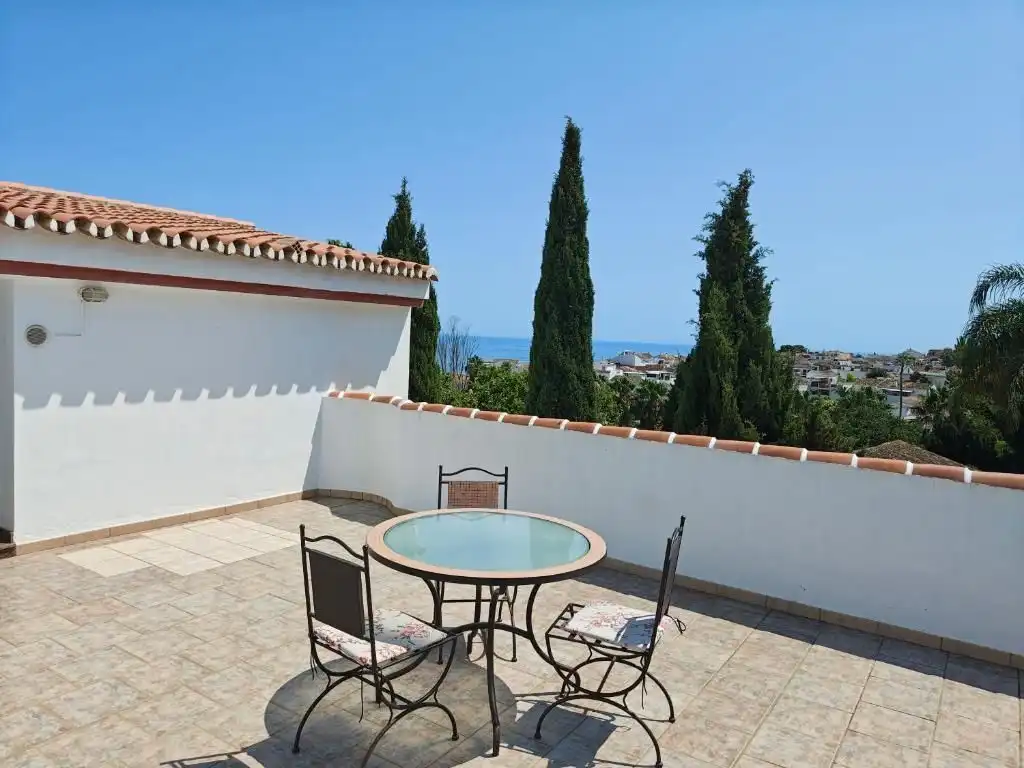 Terrace of Apartments for rent in Benalmádena  with Air Conditioner, Terrace and Furnished