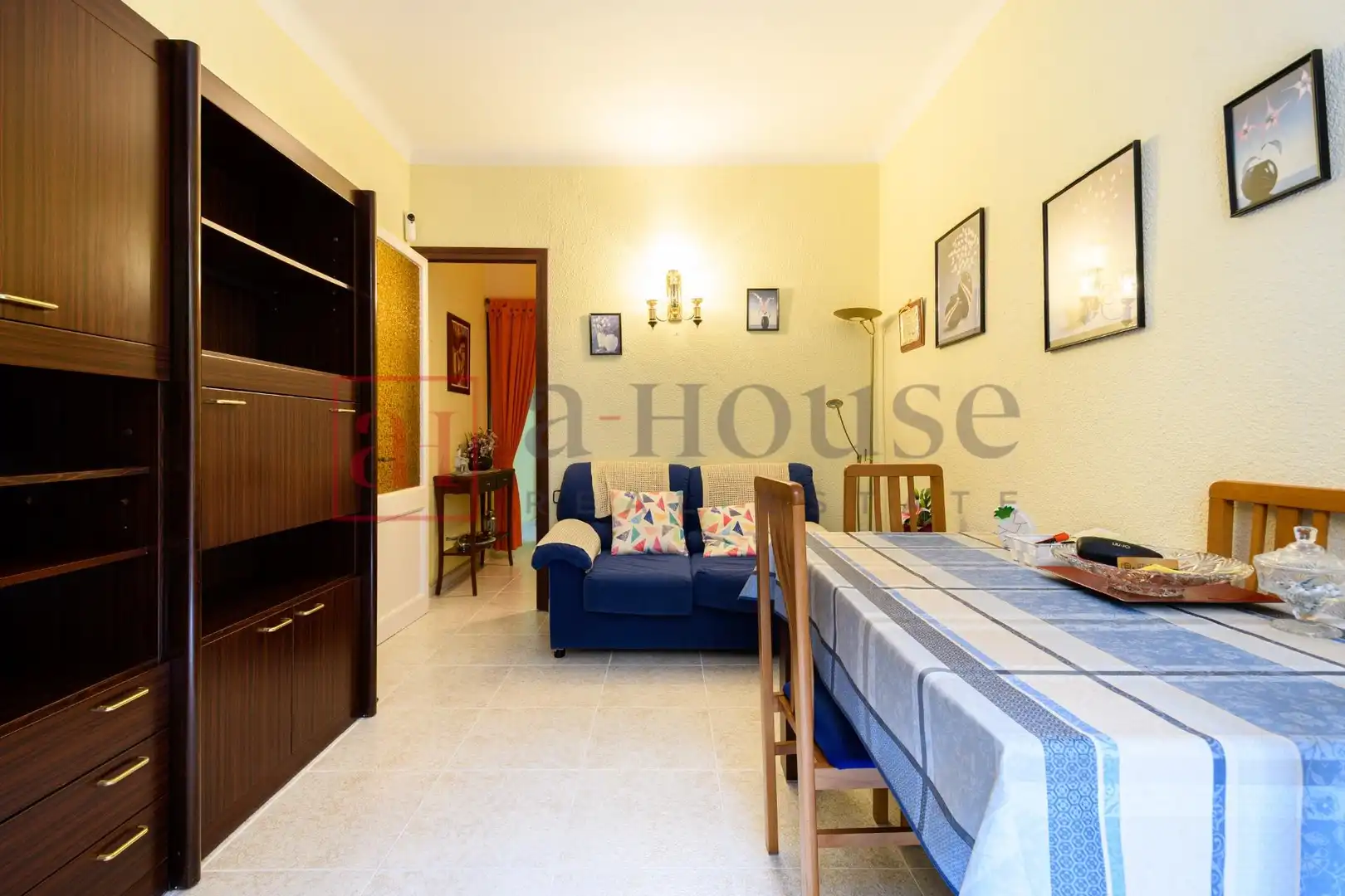 Sala de estar de Piso en venta en Barcelona con Terraza, Amueblado y Balcón