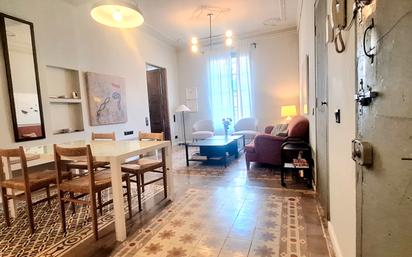 Living room of Flat to rent in  Barcelona Capital  with Air Conditioner, Heating and Terrace
