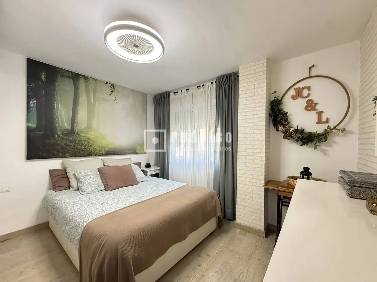 Bedroom of Flat for sale in Málaga