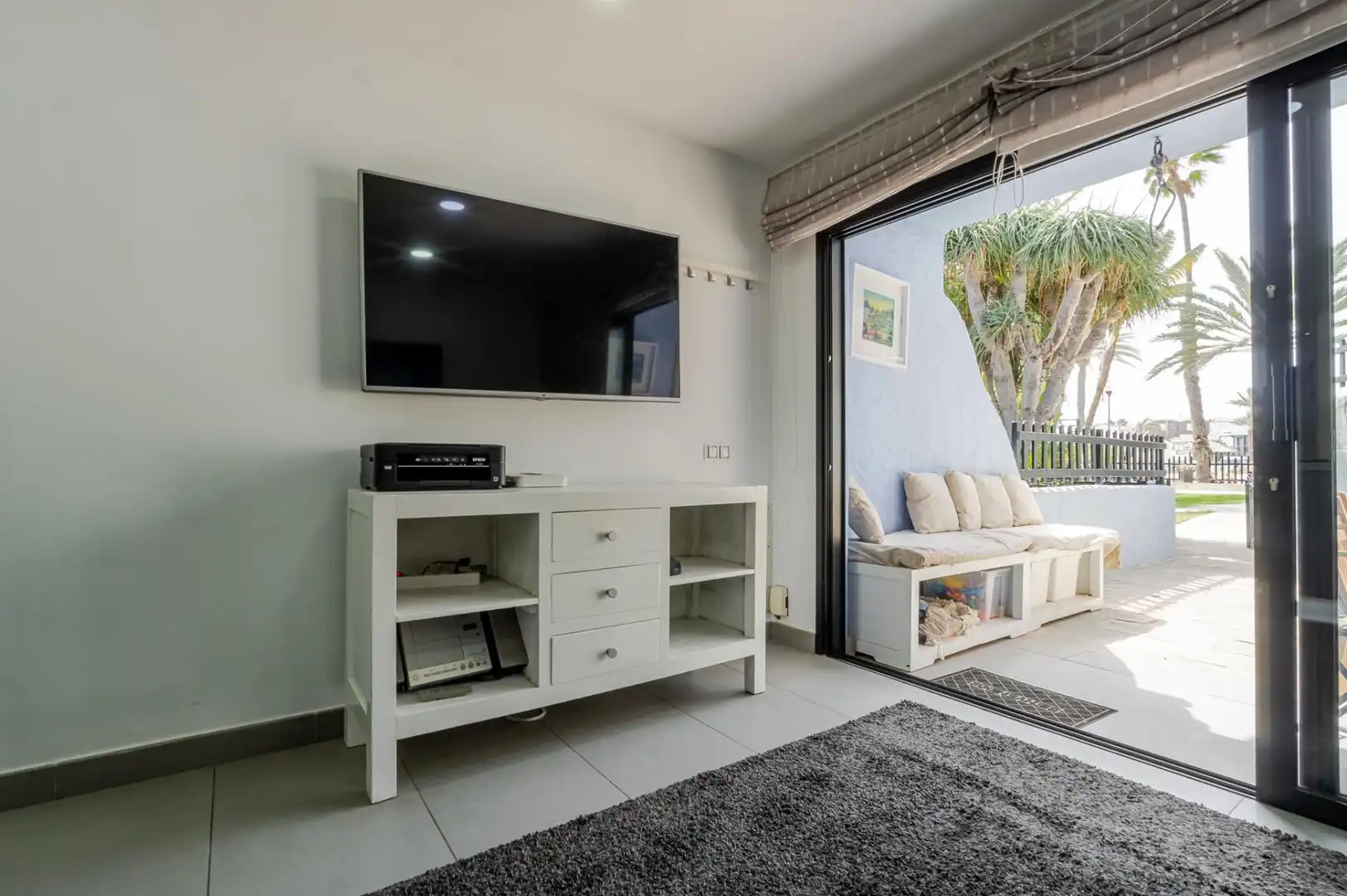 Sala de estar de Casa o chalet de alquiler en San Bartolomé de Tirajana con Aire acondicionado, Jardín privado y Terraza
