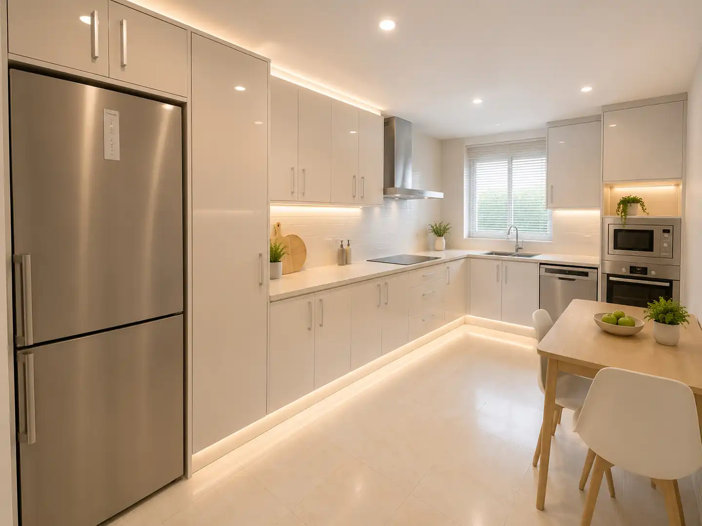 Cocina de Casa o chalet en venta en Benidorm con Aire acondicionado, Jardín privado y Terraza