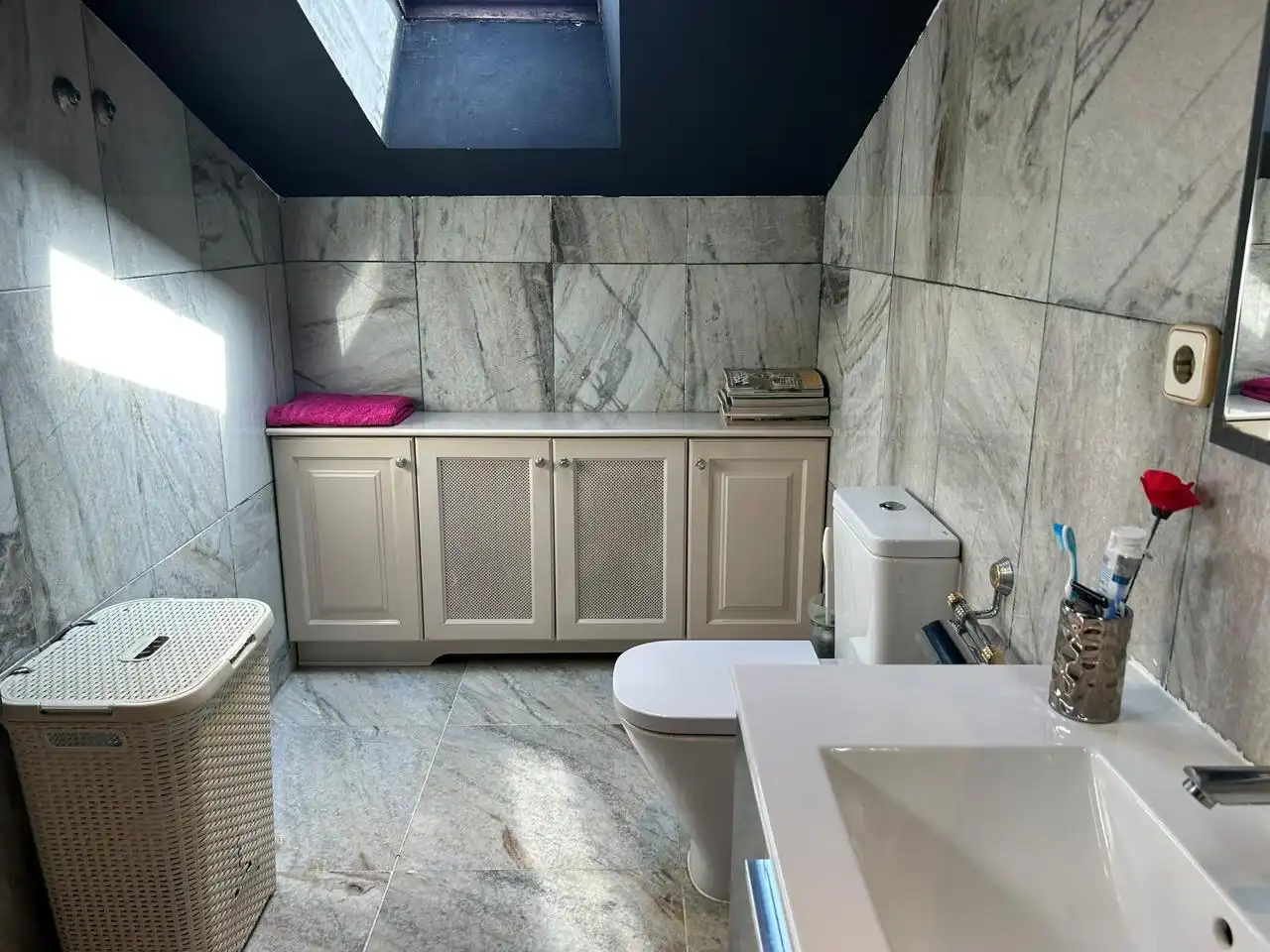 Baño de Casa o chalet en venta en Majadahonda con Calefacción, Jardín privado y Parquet