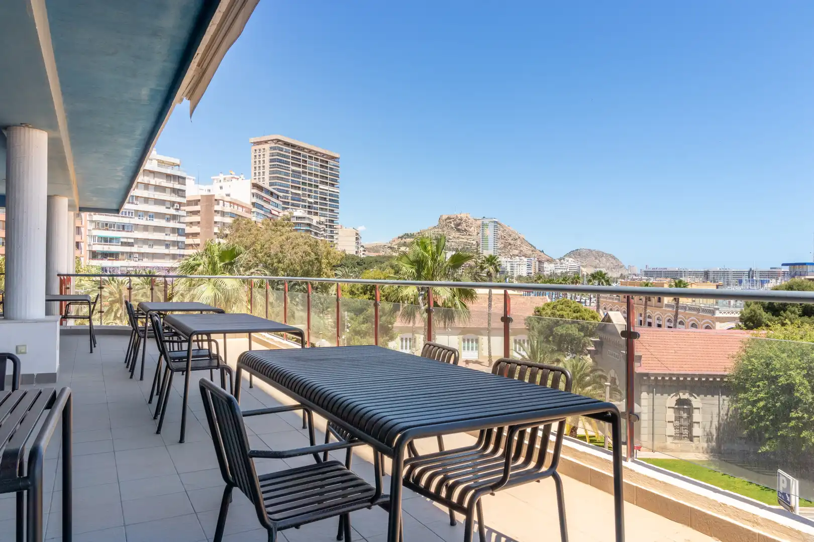 Terraza de Oficina de alquiler en Alicante / Alacant con Aire acondicionado, Calefacción y Amueblado