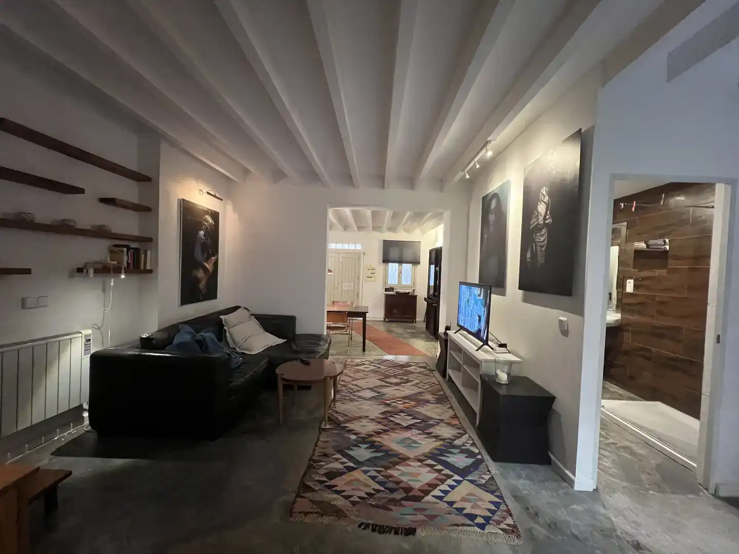 Sala d'estar de Pis en venda en  Palma de Mallorca amb Aire condicionat, Jardí privat i Moblat
