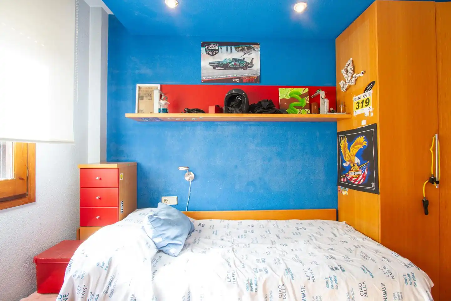 Schlafzimmer von Maisonette zum Verkauf in Villava / Atarrabia mit Klimaanlage, Heizung und Terrasse