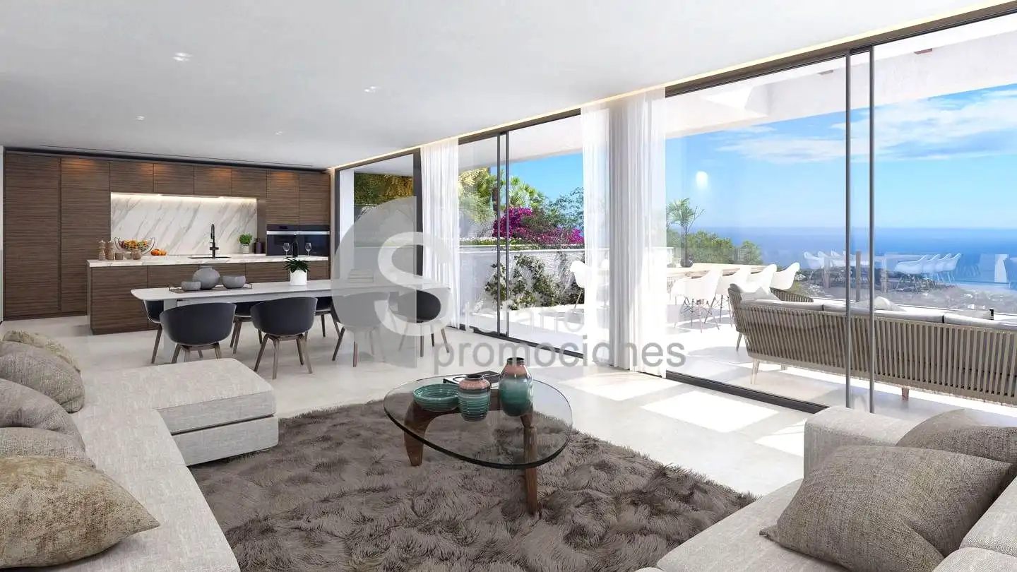 Sala d'estar de Casa o xalet en venda en Málaga amb Aire condicionat, Calefacció i Jardí privat